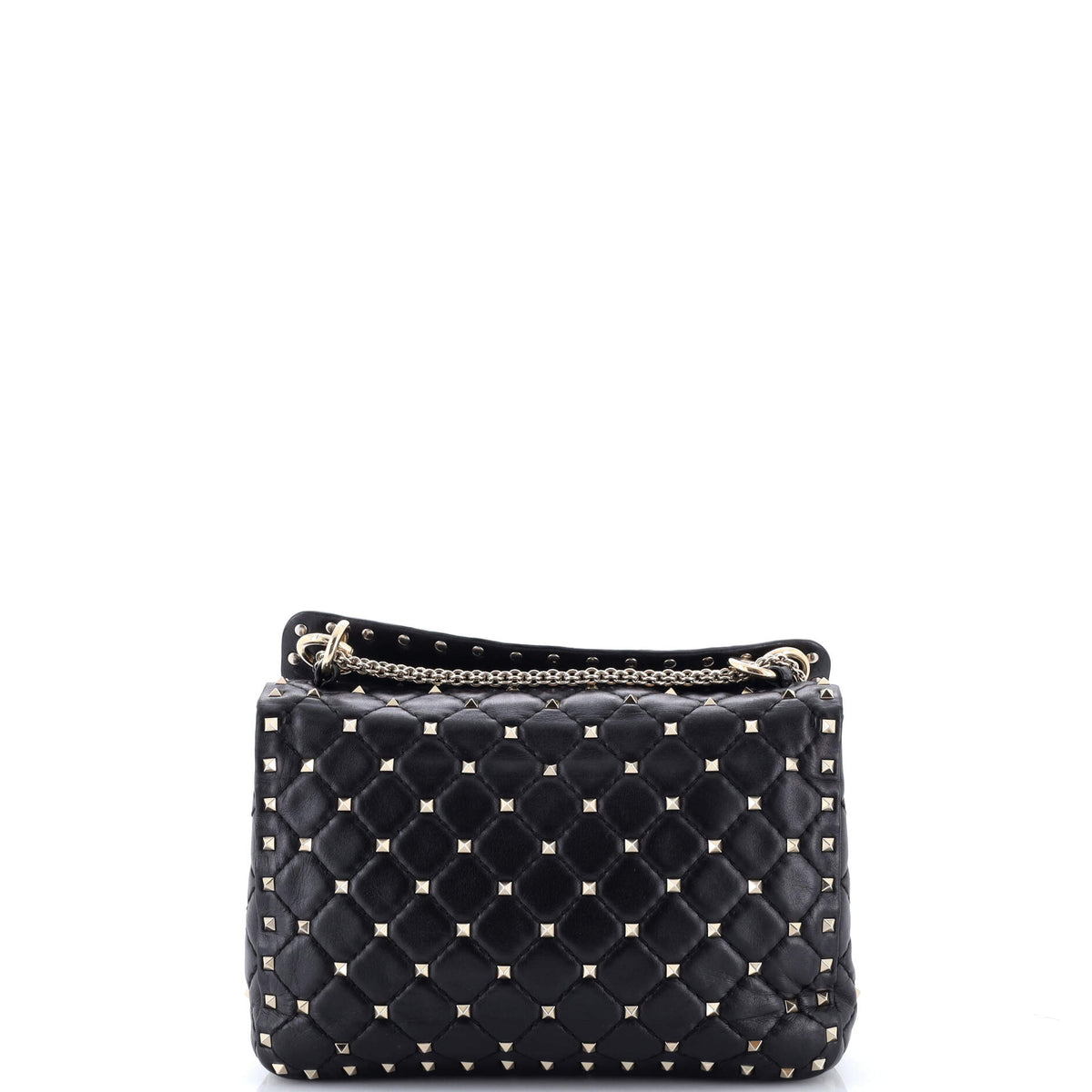 Rockstud Spike Flap Bag Quilted Leather Medium