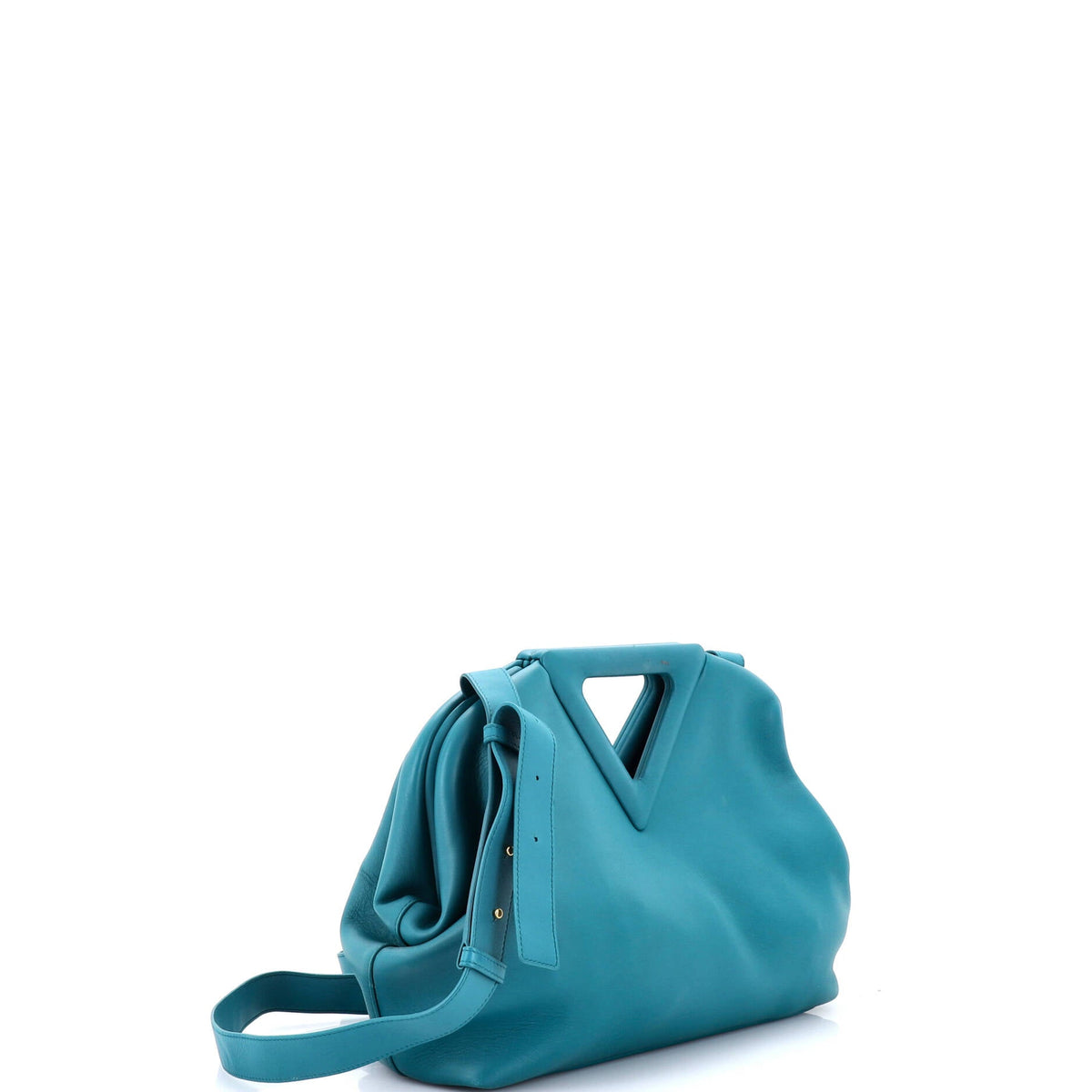 Point Shoulder Bag Leather Medium