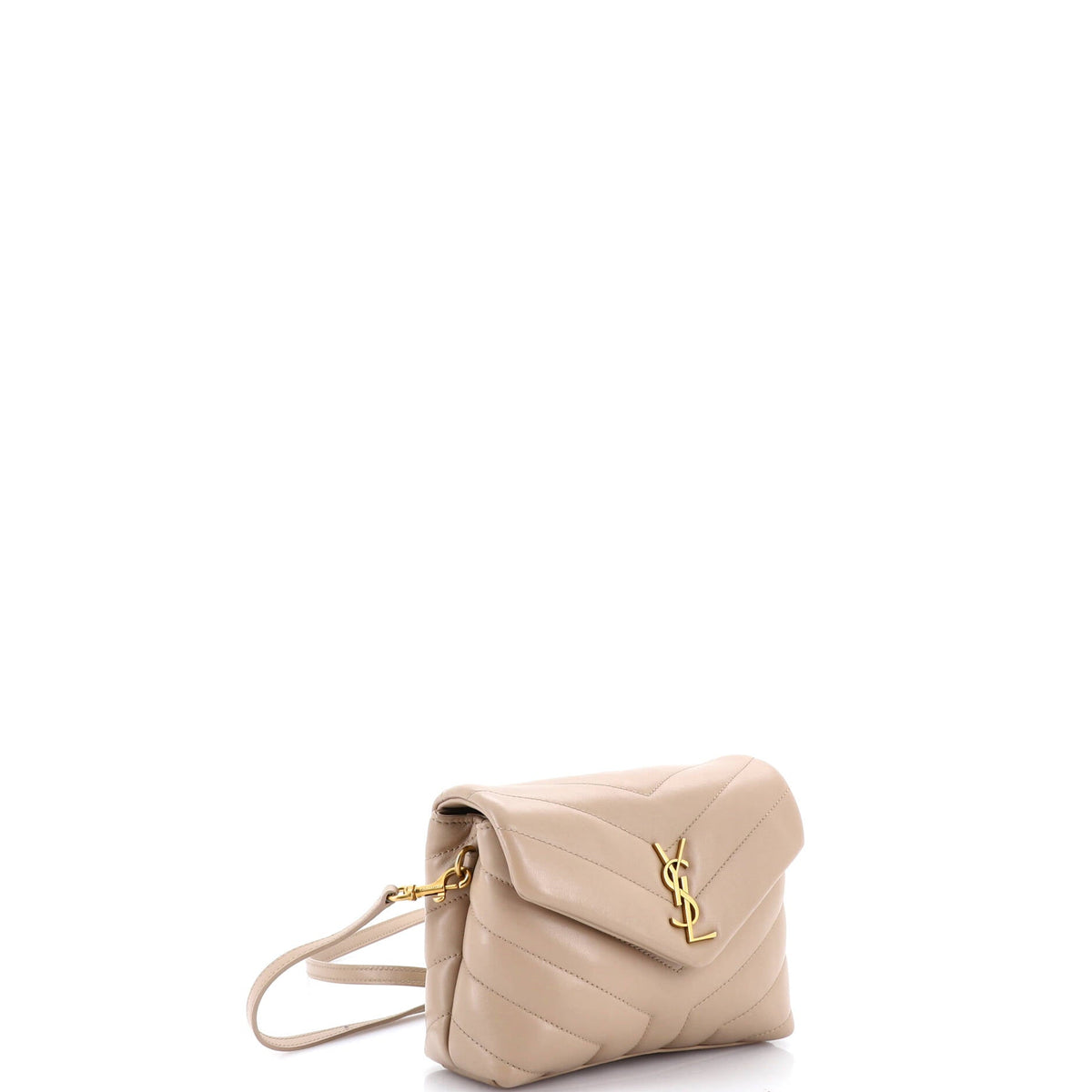 Loulou Shoulder Bag Matelasse Chevron Leather Toy