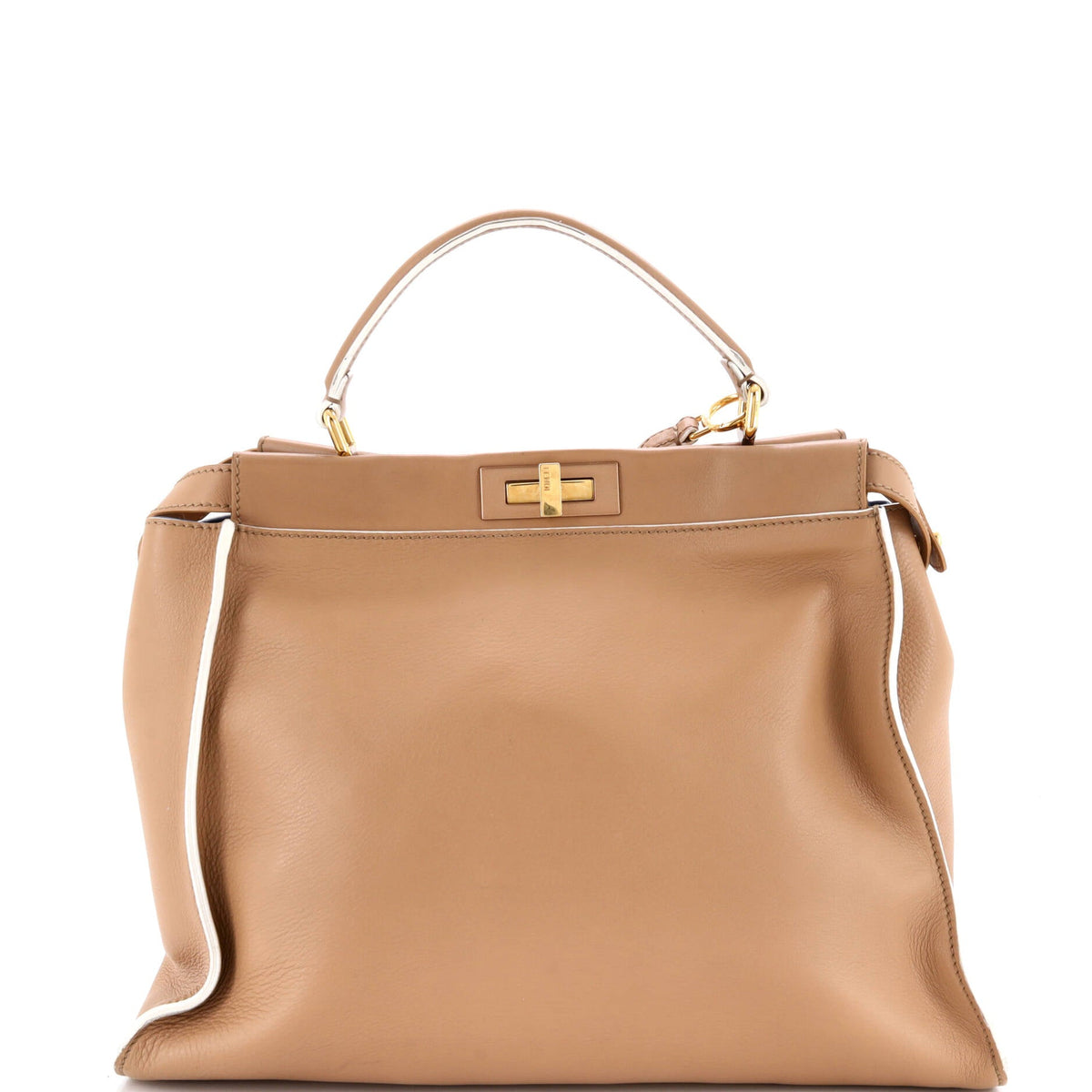 Peekaboo Bag Rigid Leather Large
