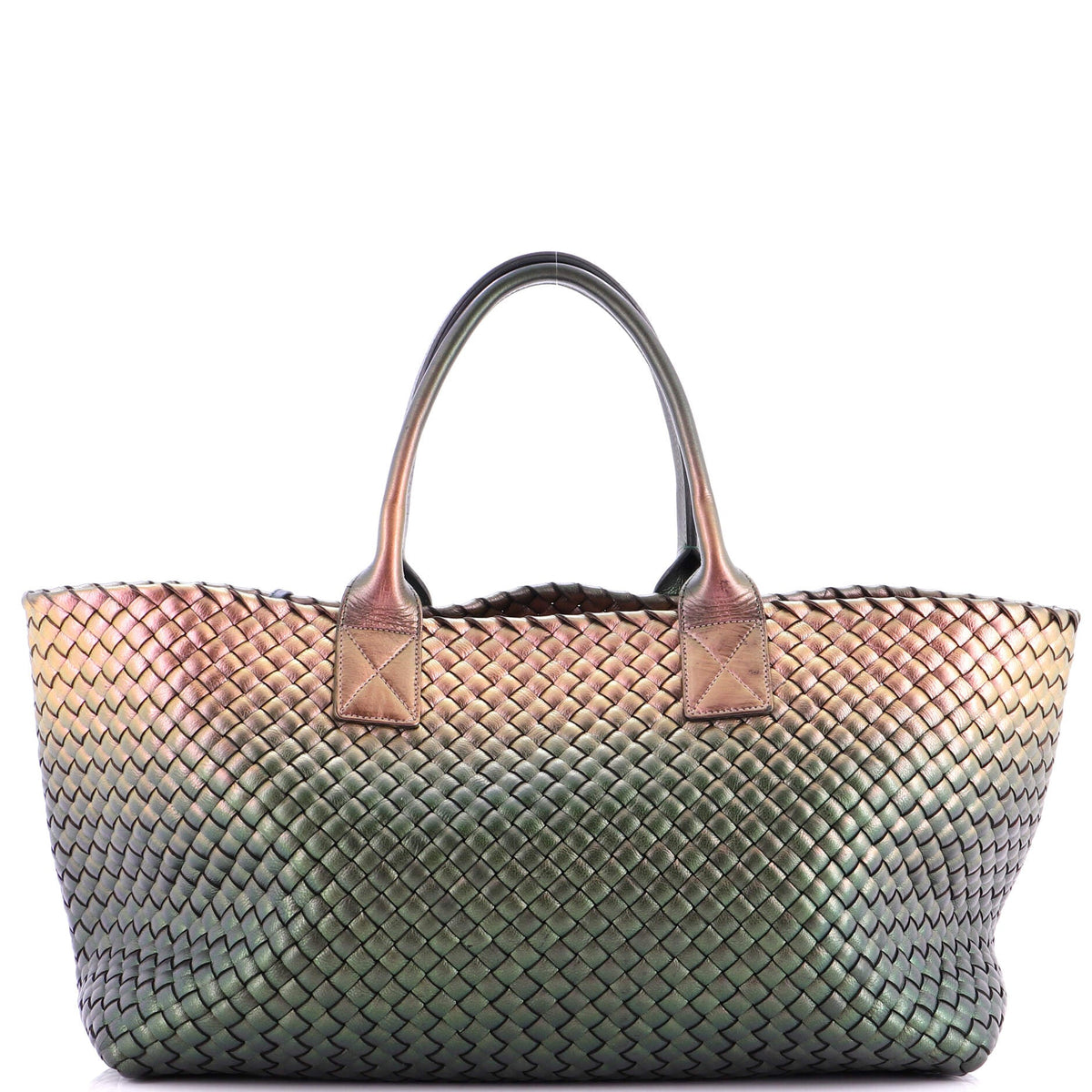 Cabat Tote Intrecciato Iridescent Nappa Medium