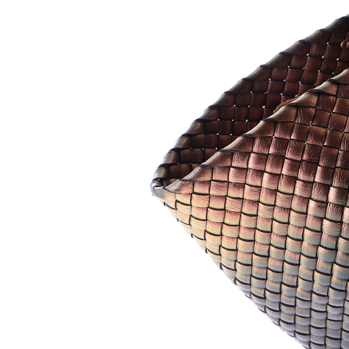 Cabat Tote Intrecciato Iridescent Nappa Medium