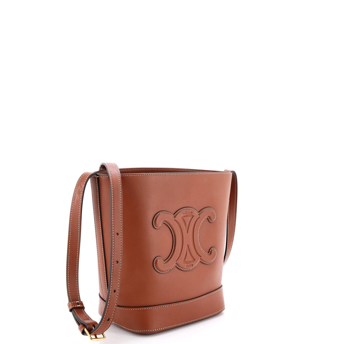 Cuir Triomphe Bucket Bag Leather Small