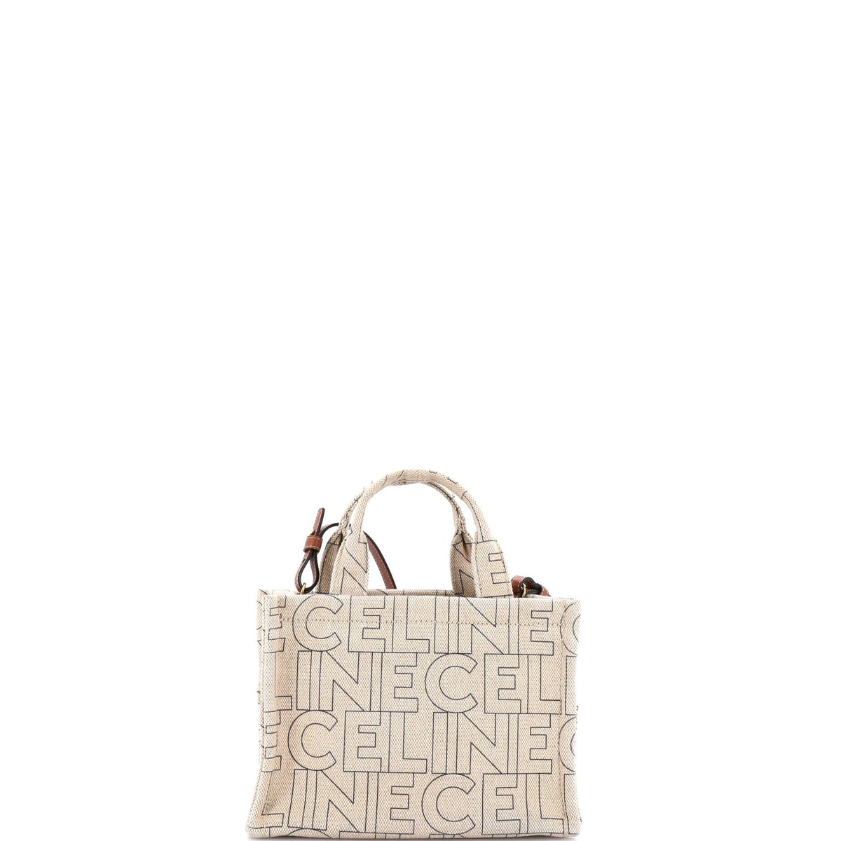 Cabas Thais Tote Triomphe Printed Canvas Small