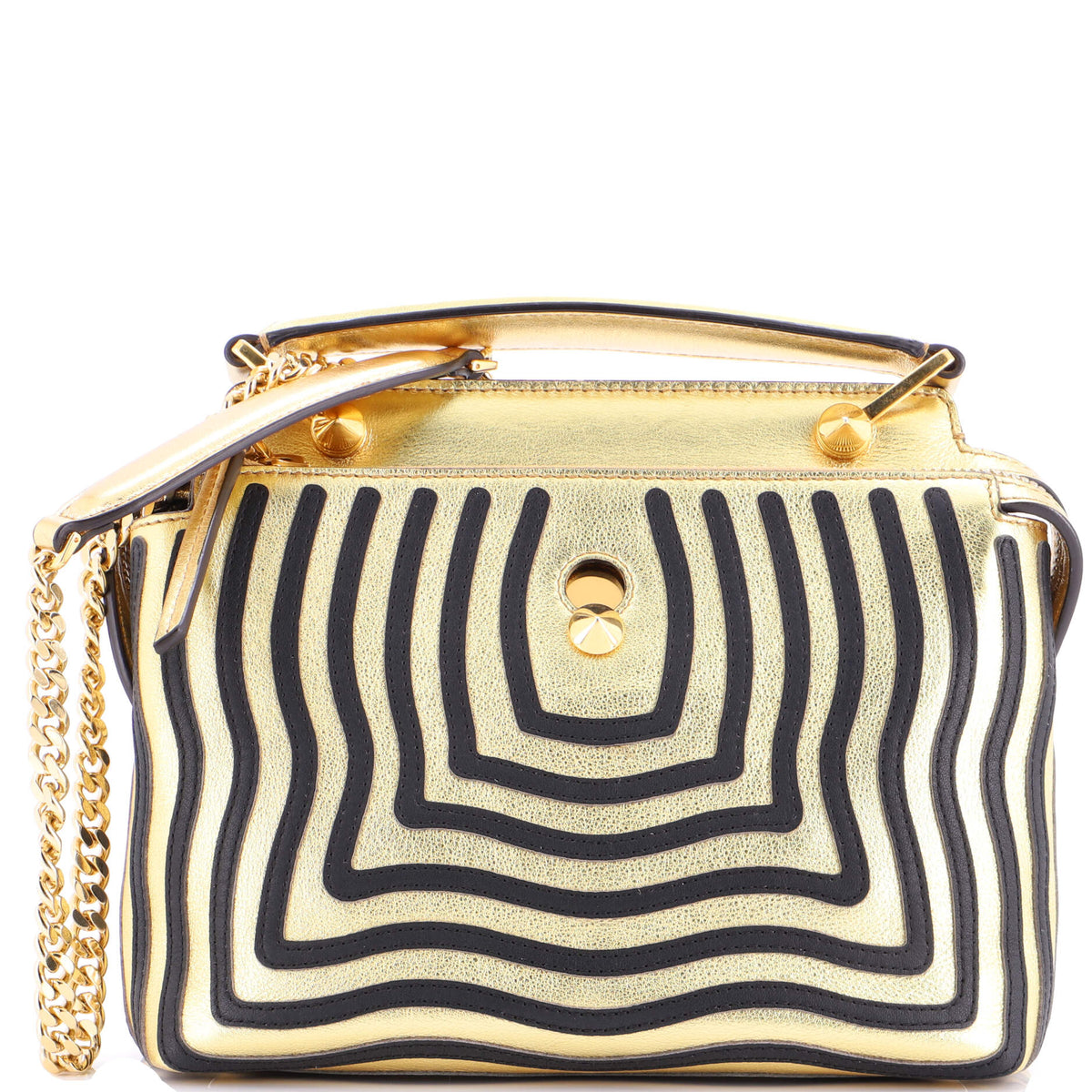 DotCom Click Top Handle Bag Hypnotic Leather Small