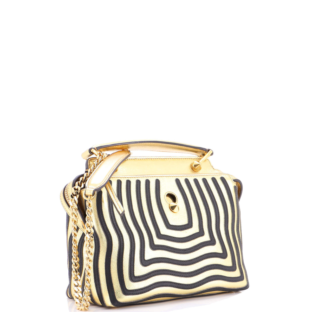 DotCom Click Top Handle Bag Hypnotic Leather Small