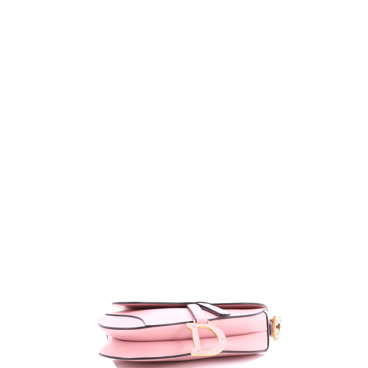 Saddle Handbag with Strap Leather Medium