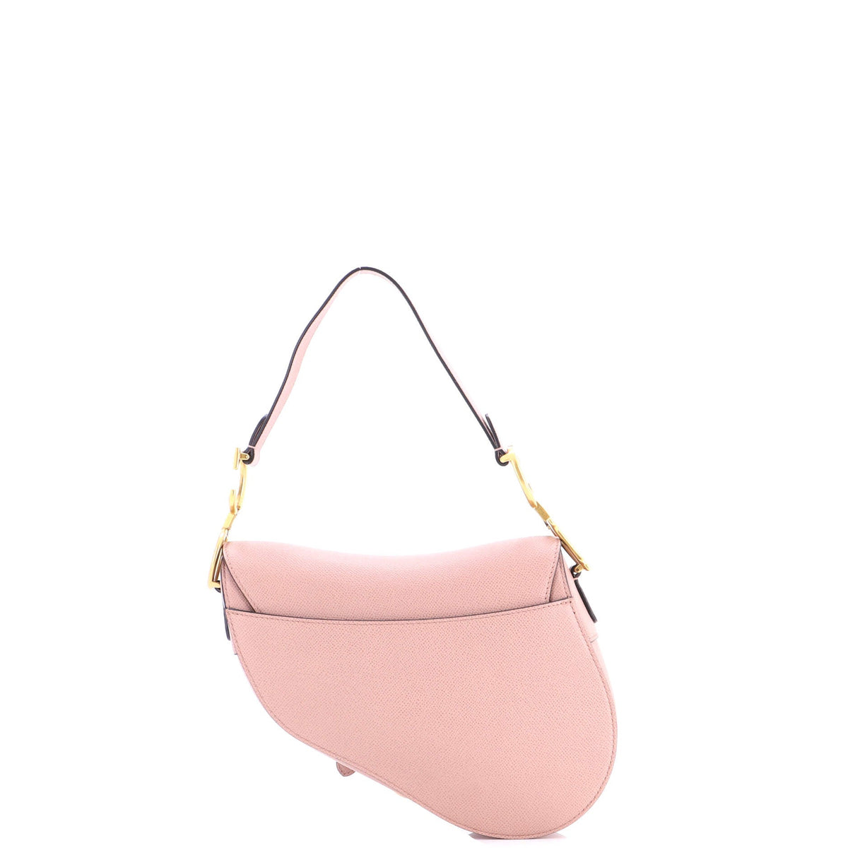 Saddle Handbag with Strap Leather Medium