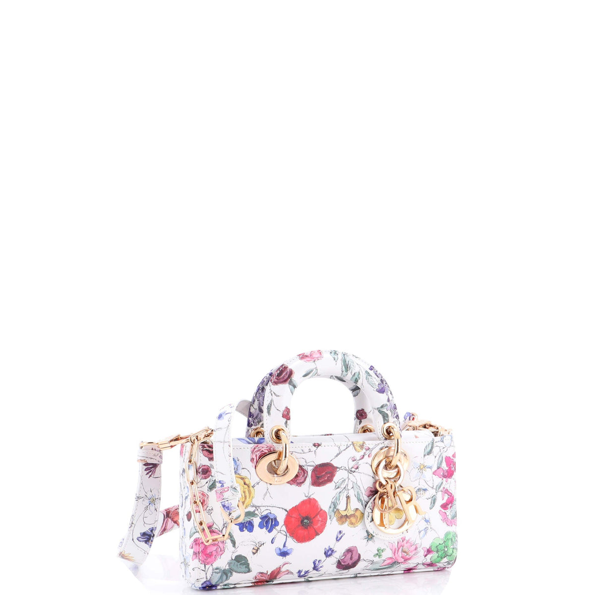 Lady D-Joy Bag Printed Leather Small