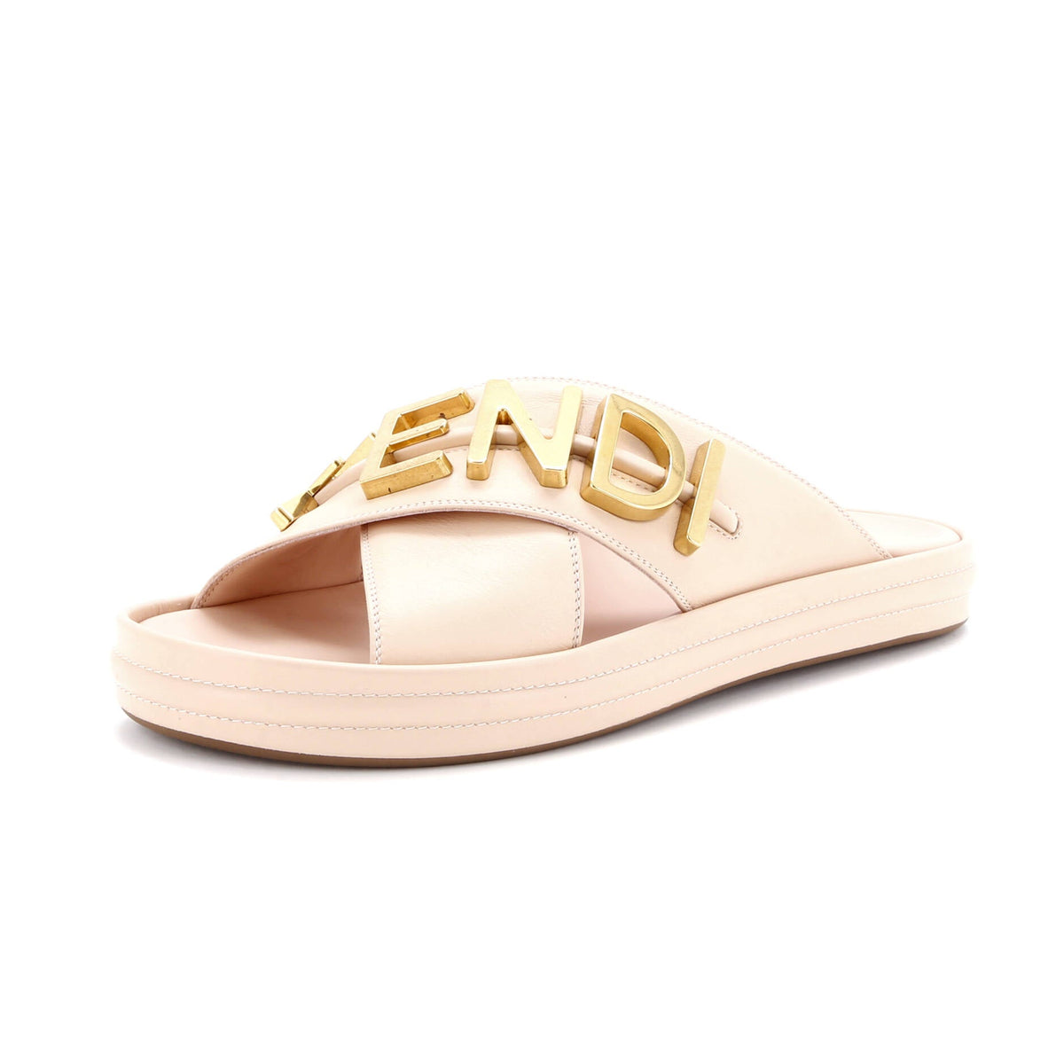Women's Fendigraphy Slide Sandals Leather