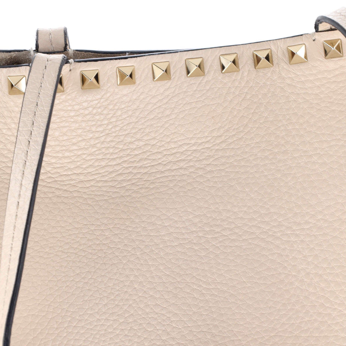 Rockstud Shopper Tote Leather Large