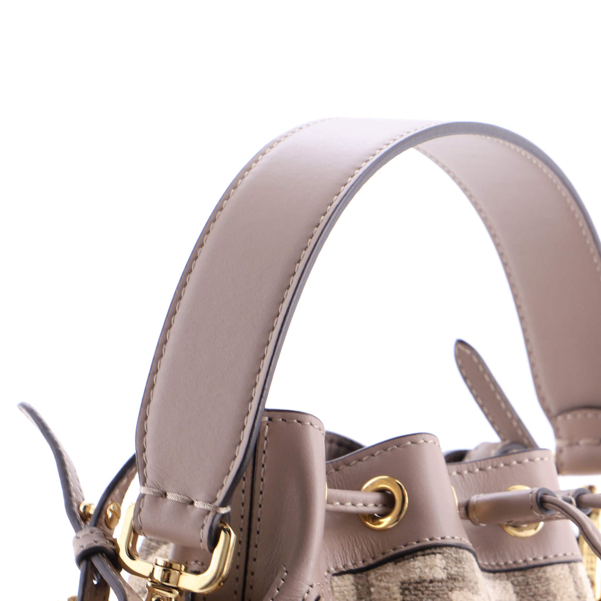 Mon Tresor Bucket Bag Zucca Velvet Jacquard Mini