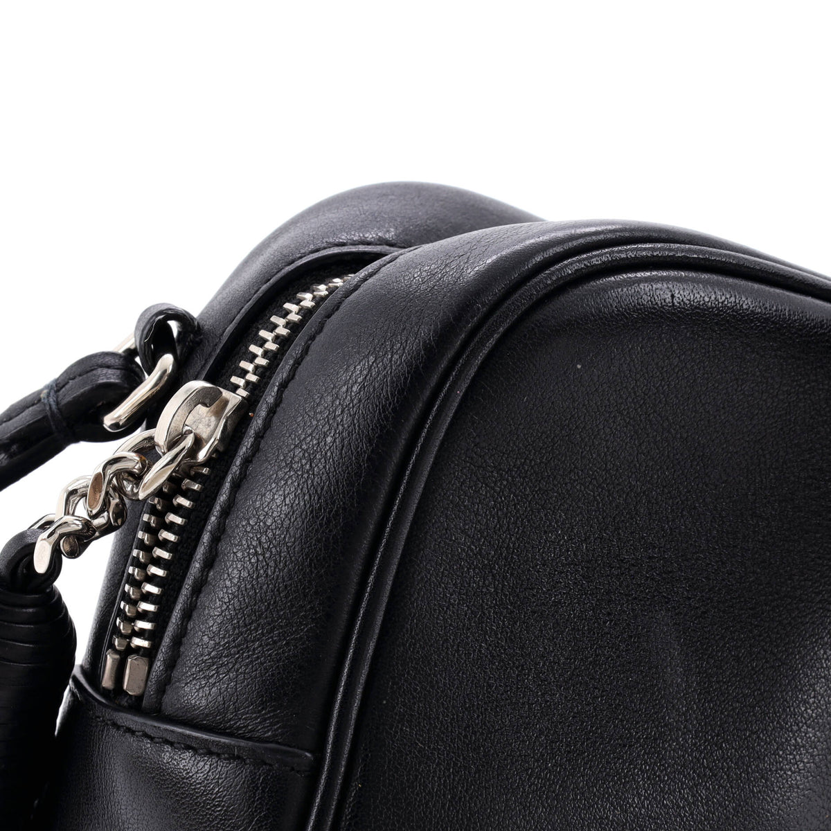 Classic Monogram Blogger Crossbody Bag Leather Small