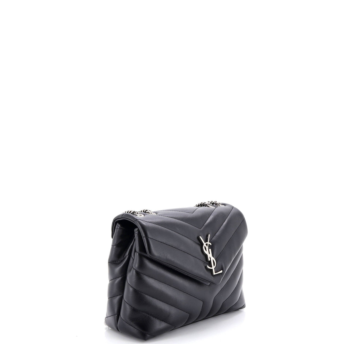 Loulou Shoulder Bag Matelasse Chevron Leather Small