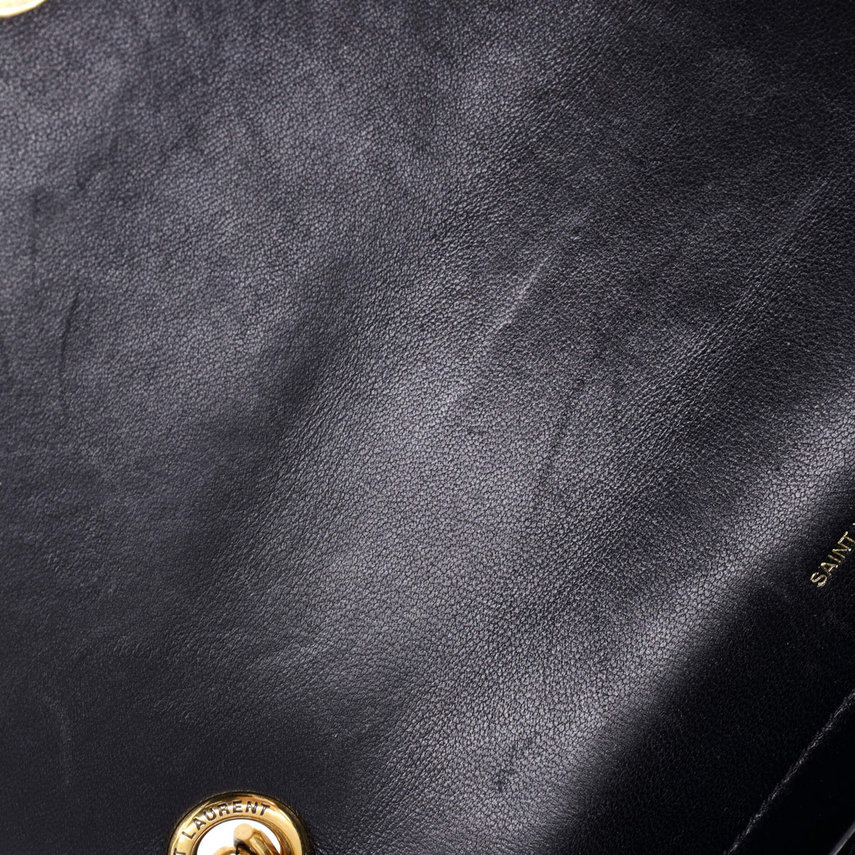 Classic Monogram Envelope Satchel Mixed Matelasse Leather Medium
