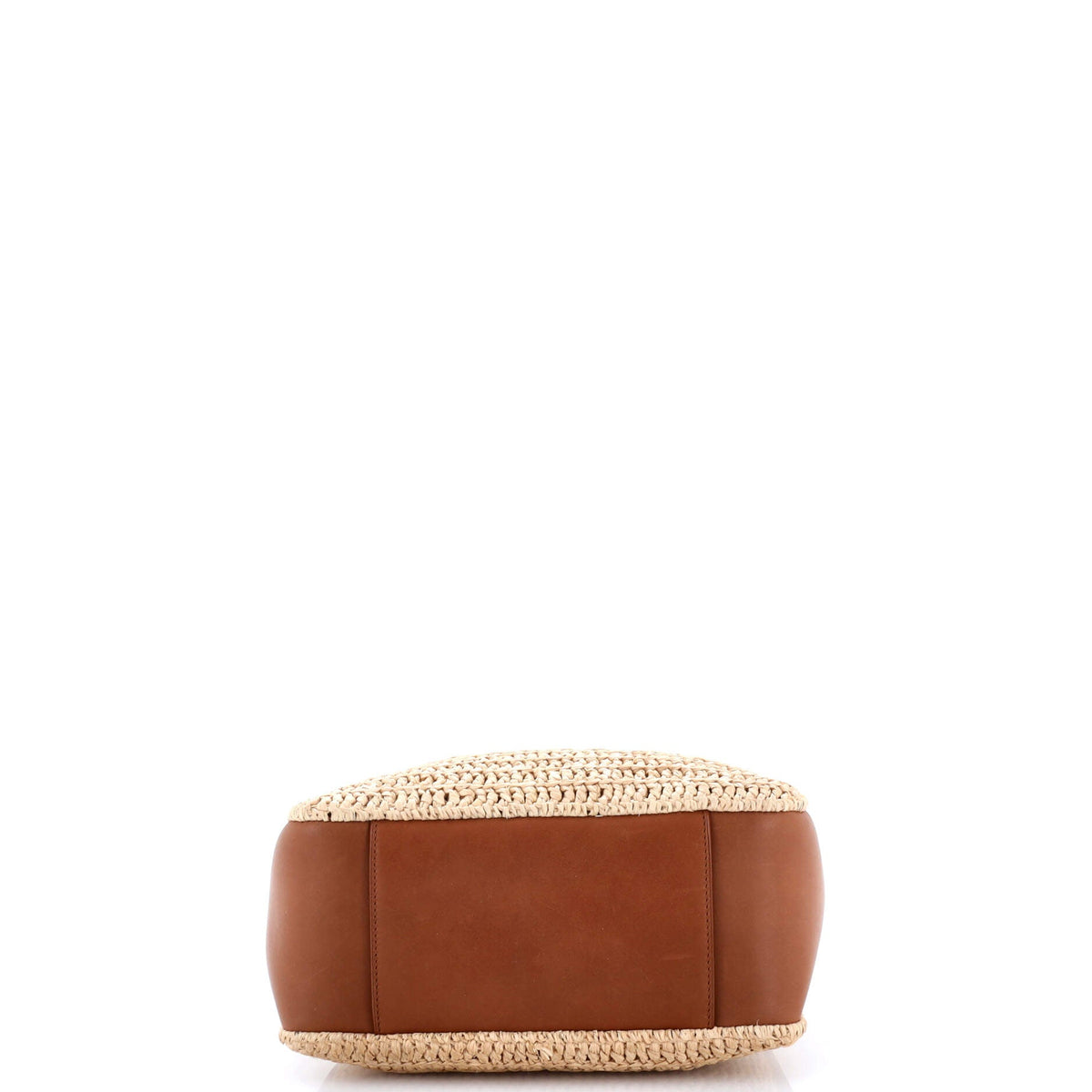 Le 5 a 7 Supple Hobo Raffia and Leather Small