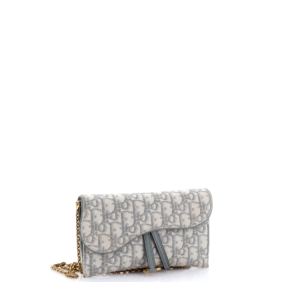 Saddle Chain Wallet Oblique Canvas