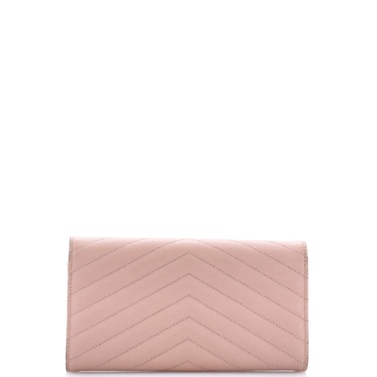 Classic Monogram Flap Wallet Matelasse Chevron Leather Large