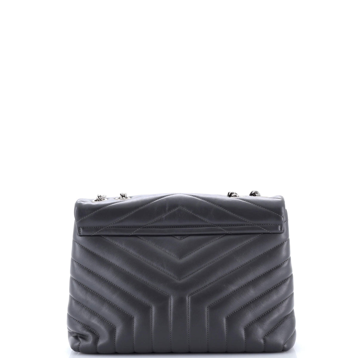 Loulou Shoulder Bag Matelasse Chevron Leather Medium