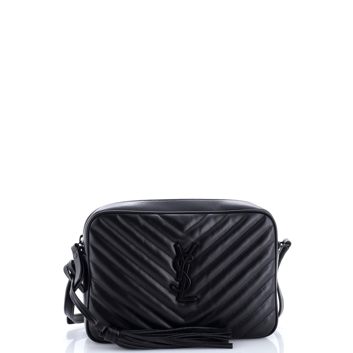 Lou Camera Bag Matelasse Chevron Leather Small
