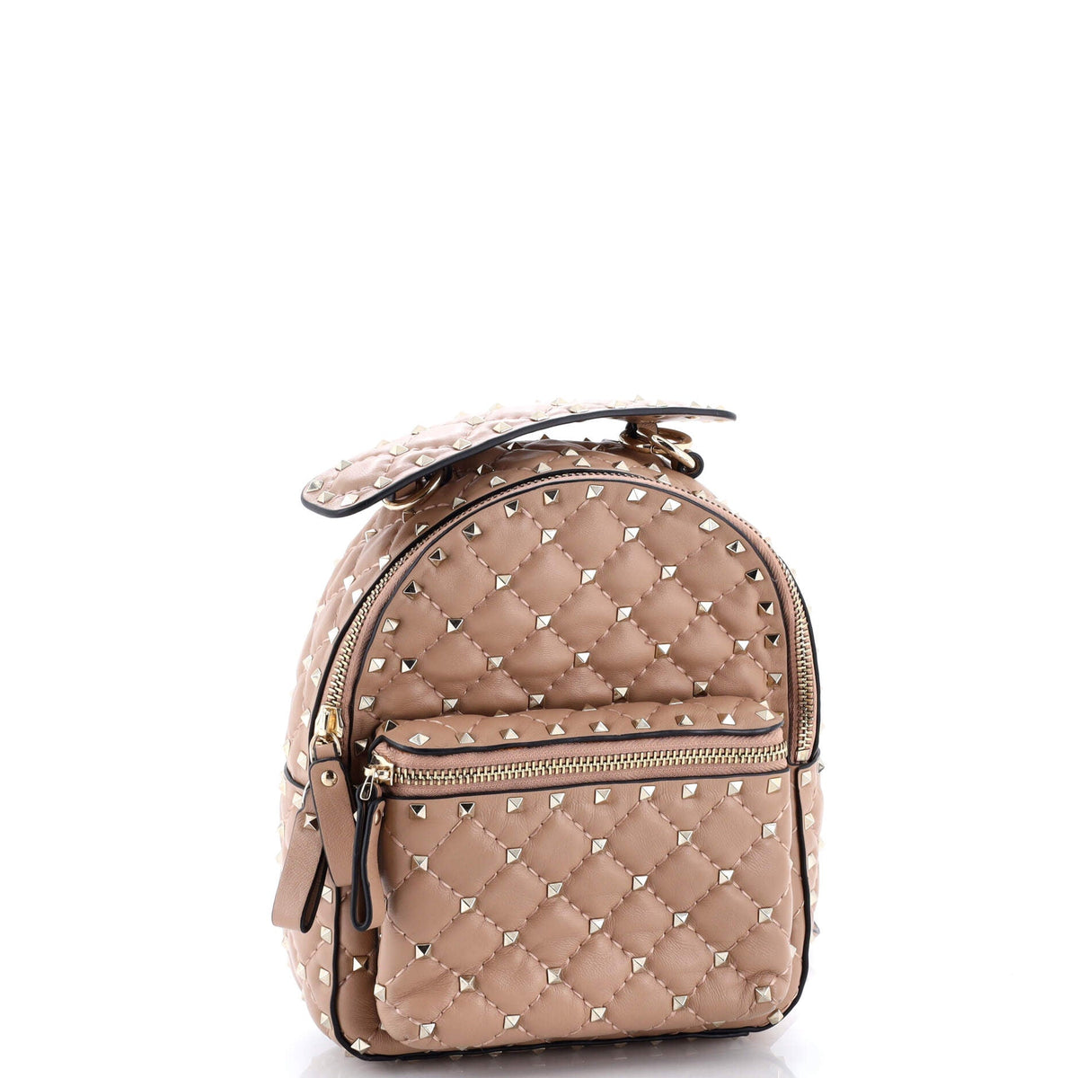 Rockstud Spike Backpack Quilted Leather Mini