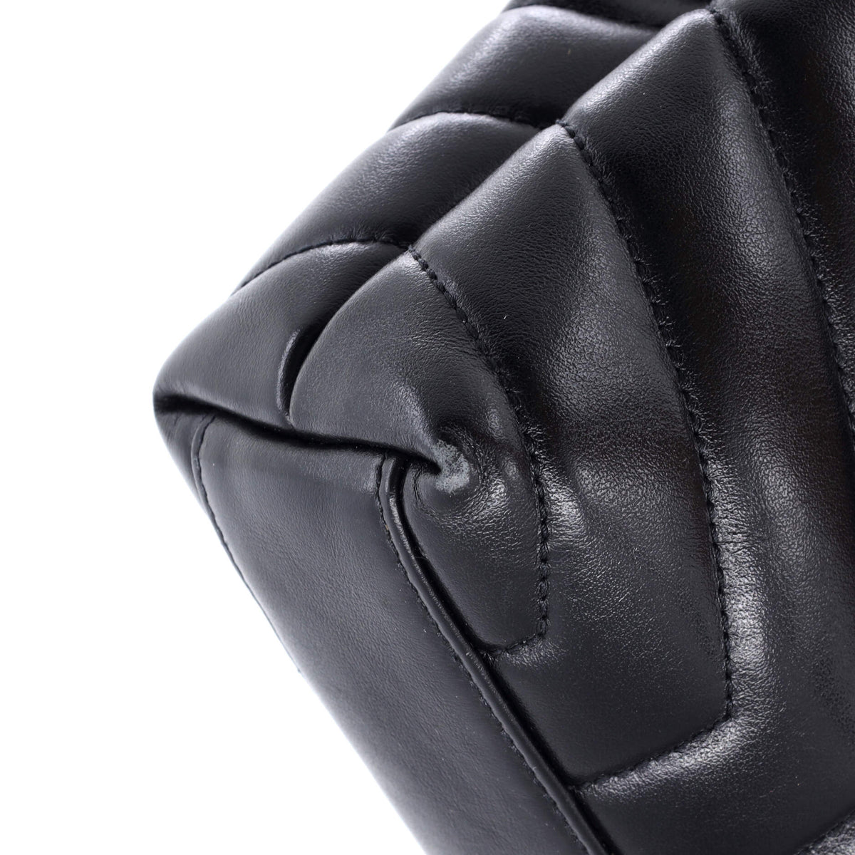Loulou Shoulder Bag Matelasse Chevron Leather Toy