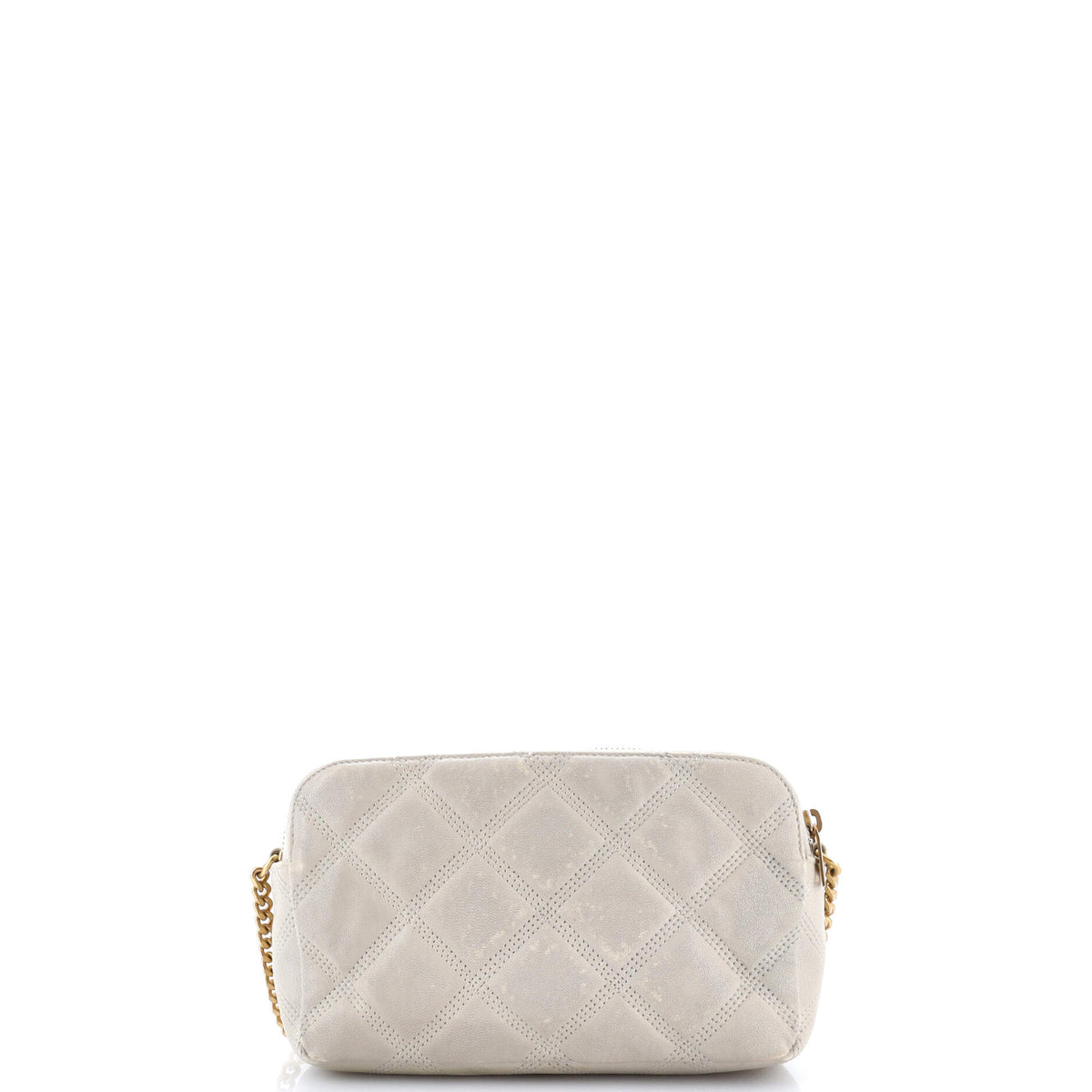 Becky Double Zip Crossbody Bag Quilted Leather Mini