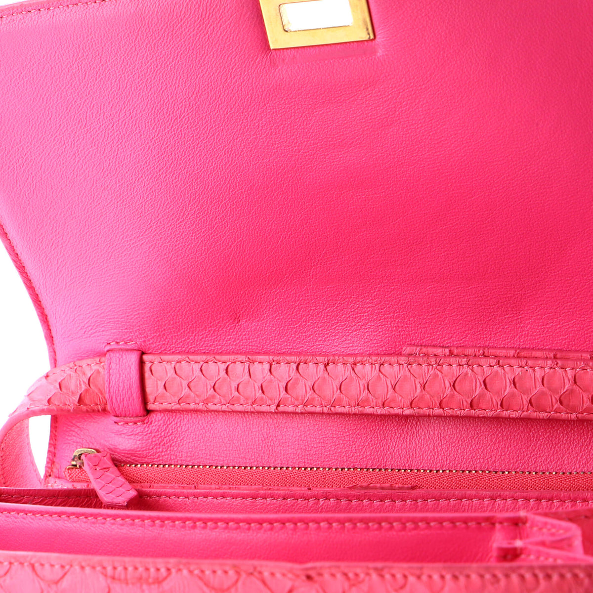 Classic Box Bag Python Medium