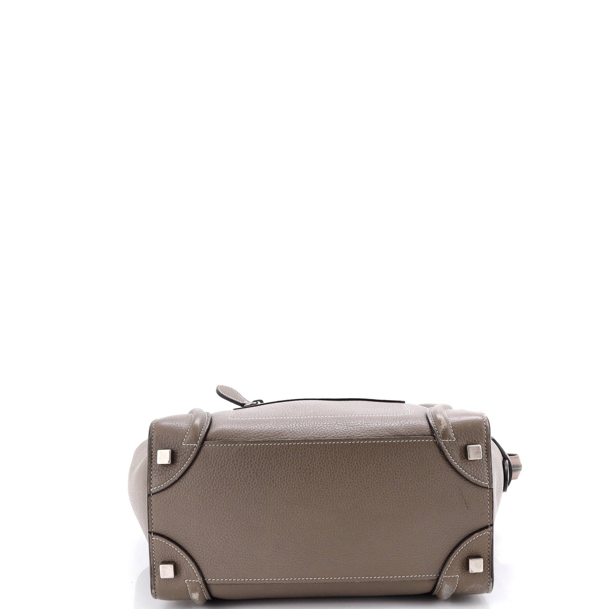 Luggage Bag Grainy Leather Micro