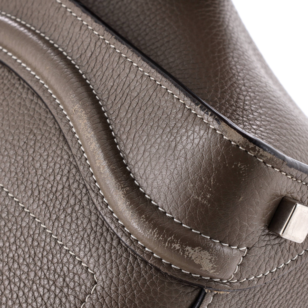 Luggage Bag Grainy Leather Micro