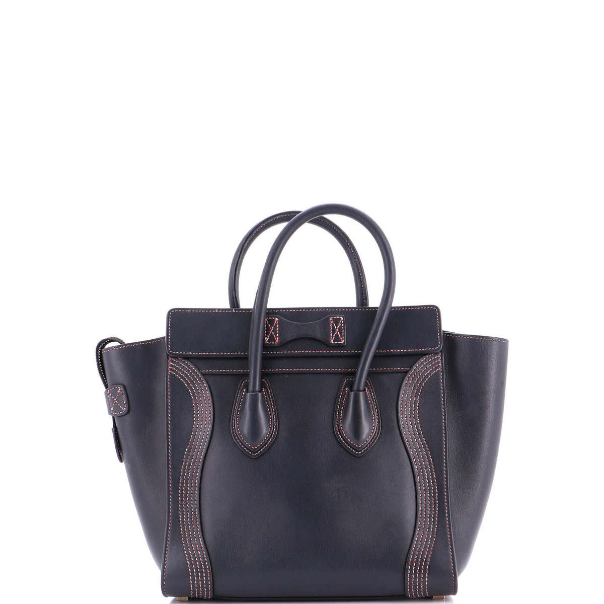 Luggage Bag Smooth Leather Micro
