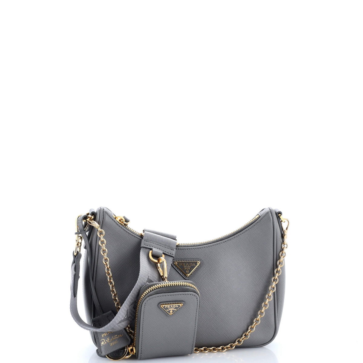 Re-Edition 2005 Shoulder Bag Saffiano Leather Small
