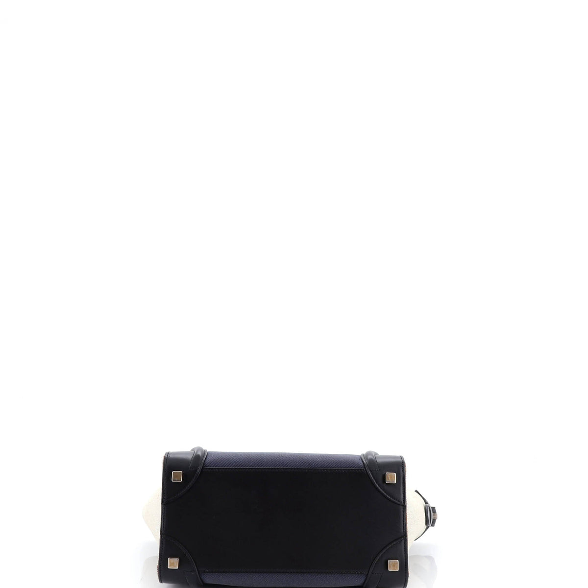 Luggage Bag Canvas and Leather Mini