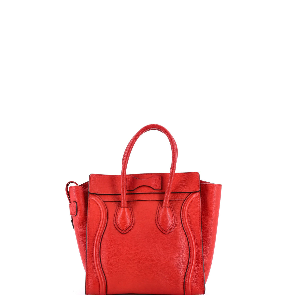 Luggage Bag Grainy Leather Micro