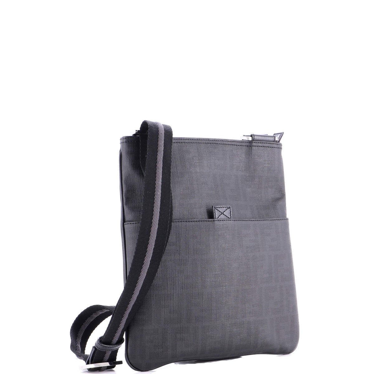 Front Pocket Messenger Bag Zucca Coated Canvas Medium