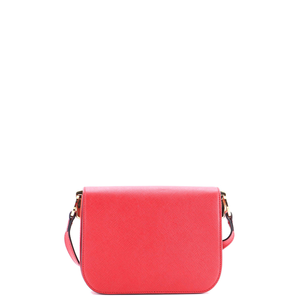 Embleme Flap Bag Saffiano Leather Small