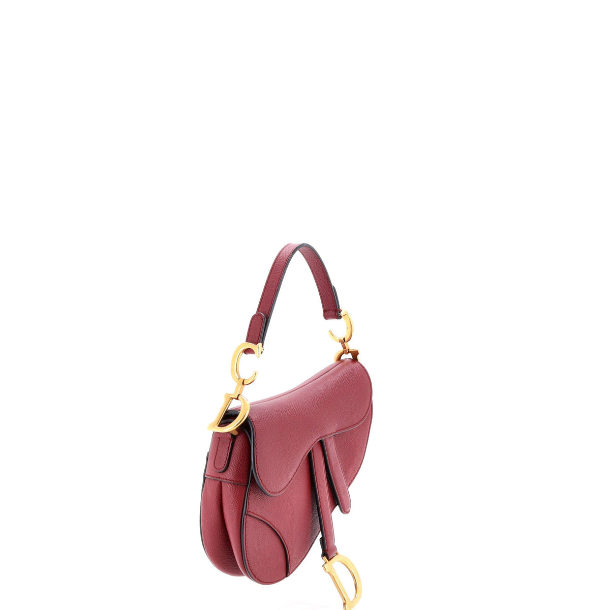 Saddle Handbag Leather Mini