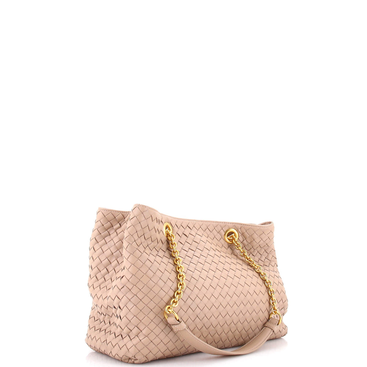 Double Chain Tote Intrecciato Nappa Medium