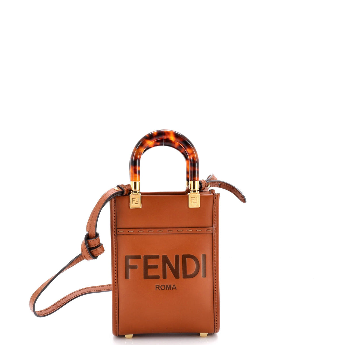 Sunshine Shopper Tote Leather Mini