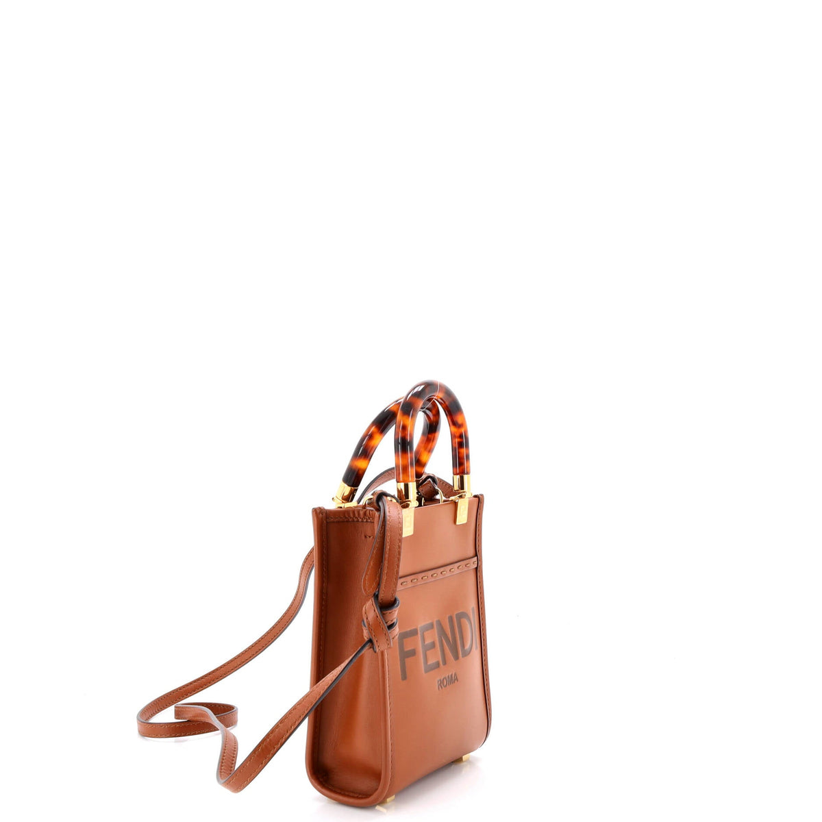 Sunshine Shopper Tote Leather Mini