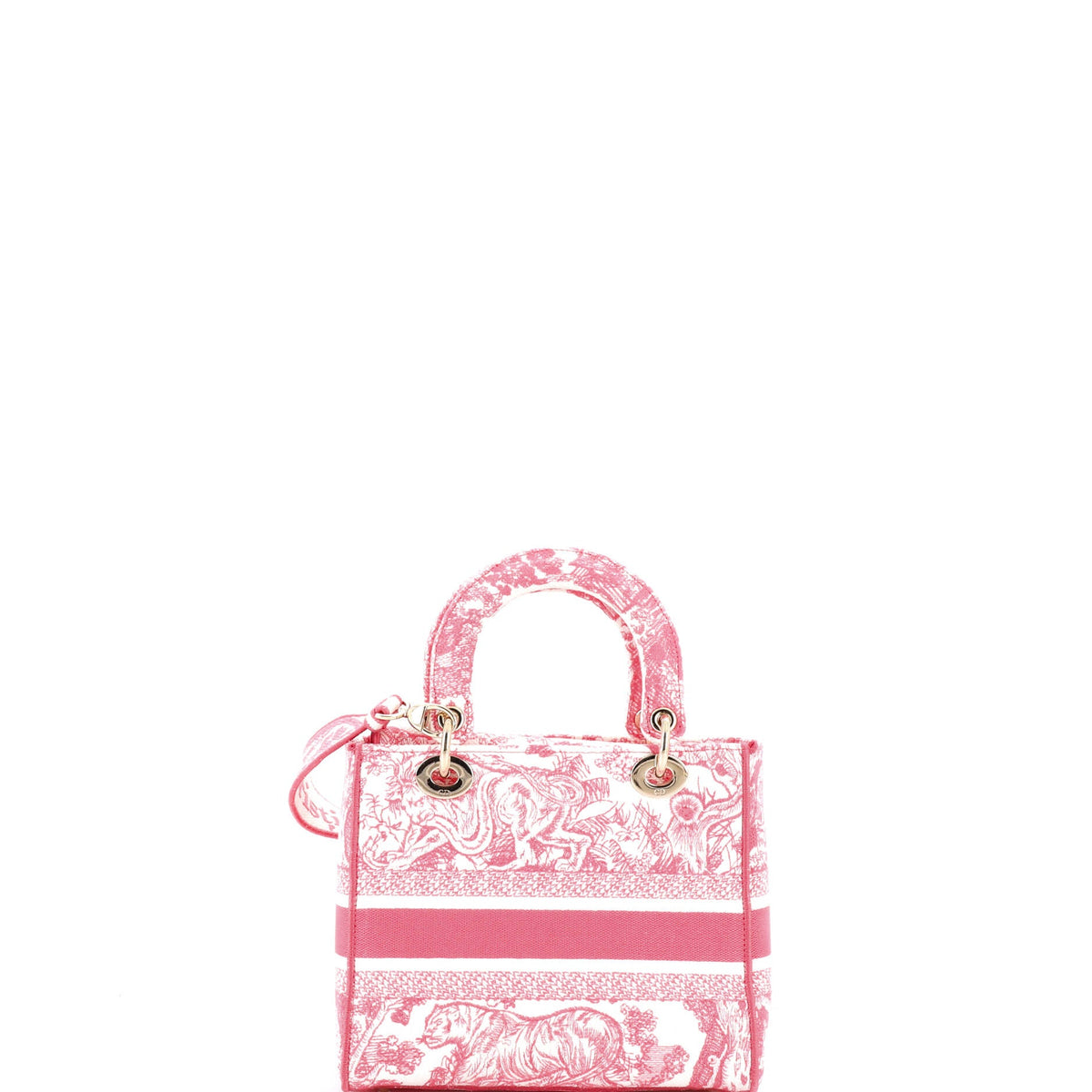 Toile de Jouy Lady D-Lite Bag Embroidered Canvas