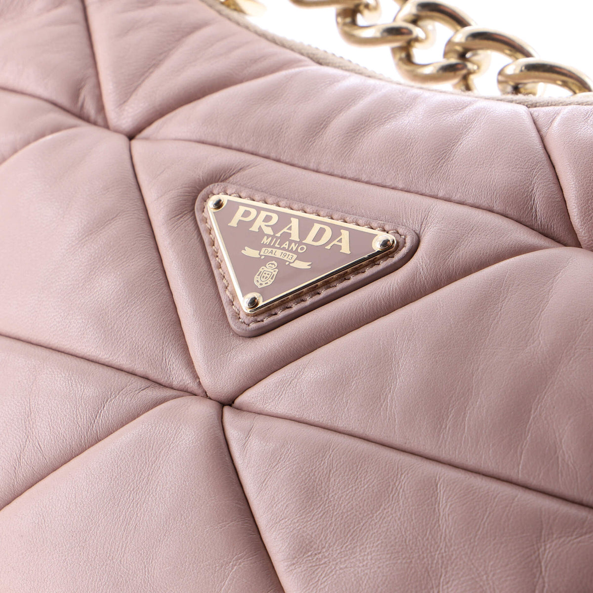 System Re-Edition Shoulder Bag Quilted Nappa Leather Small