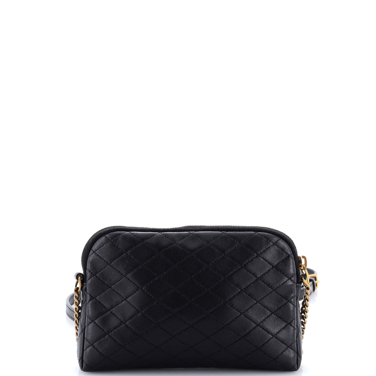Gaby Zipped Pouch Crossbody Quilted Leather