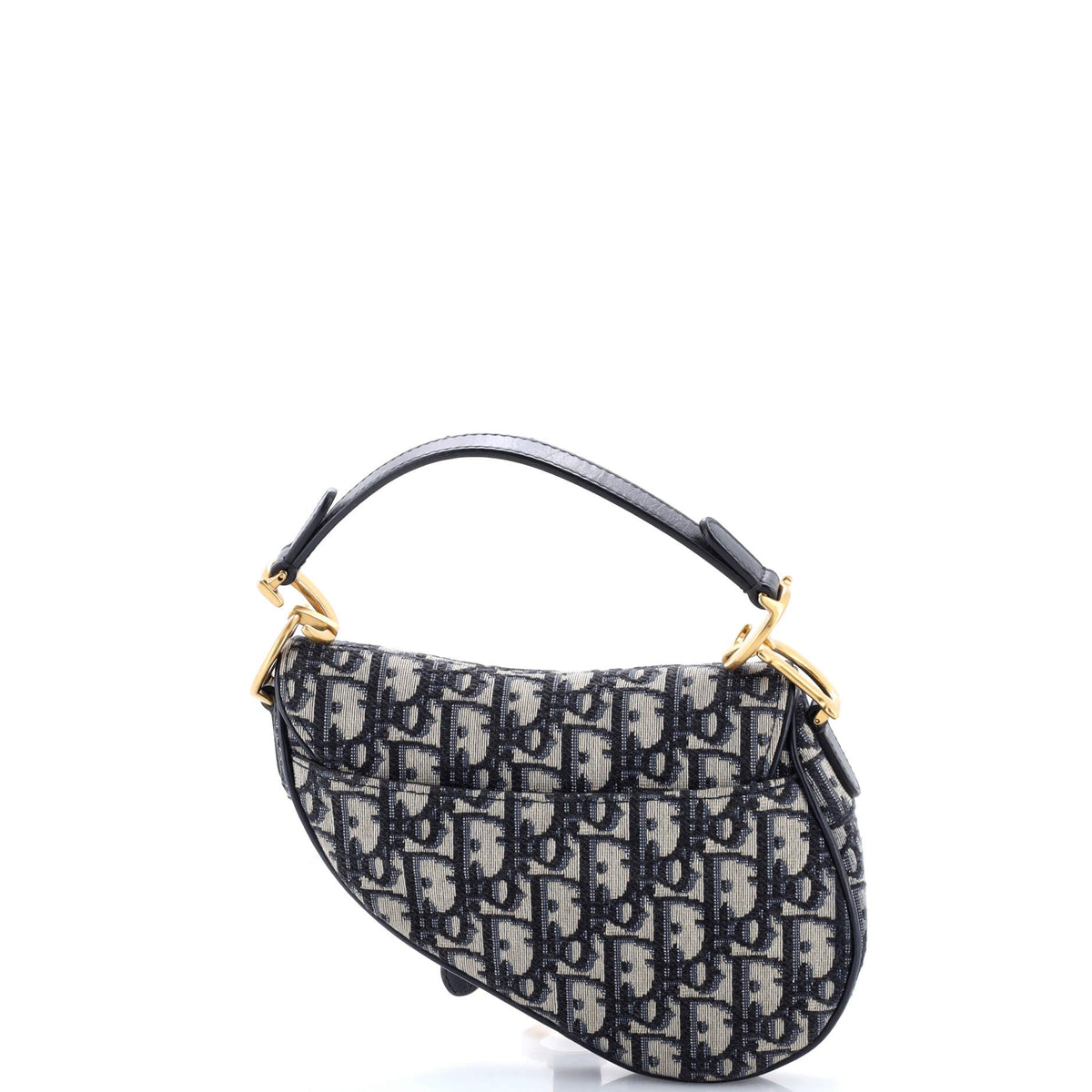 Saddle Handbag Oblique Canvas Mini