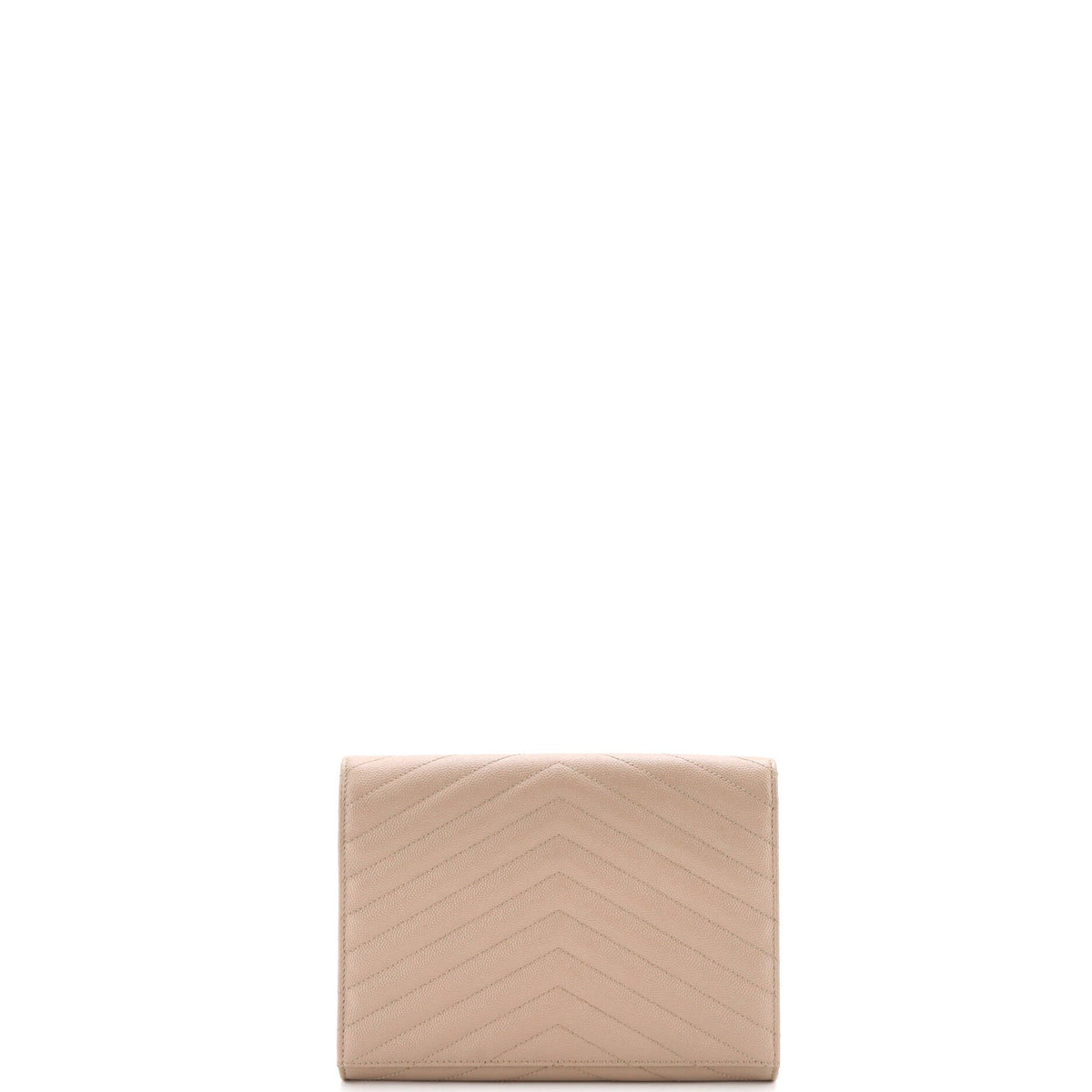 Classic Monogram Envelope Wristlet Clutch Matelasse Chevron Leather