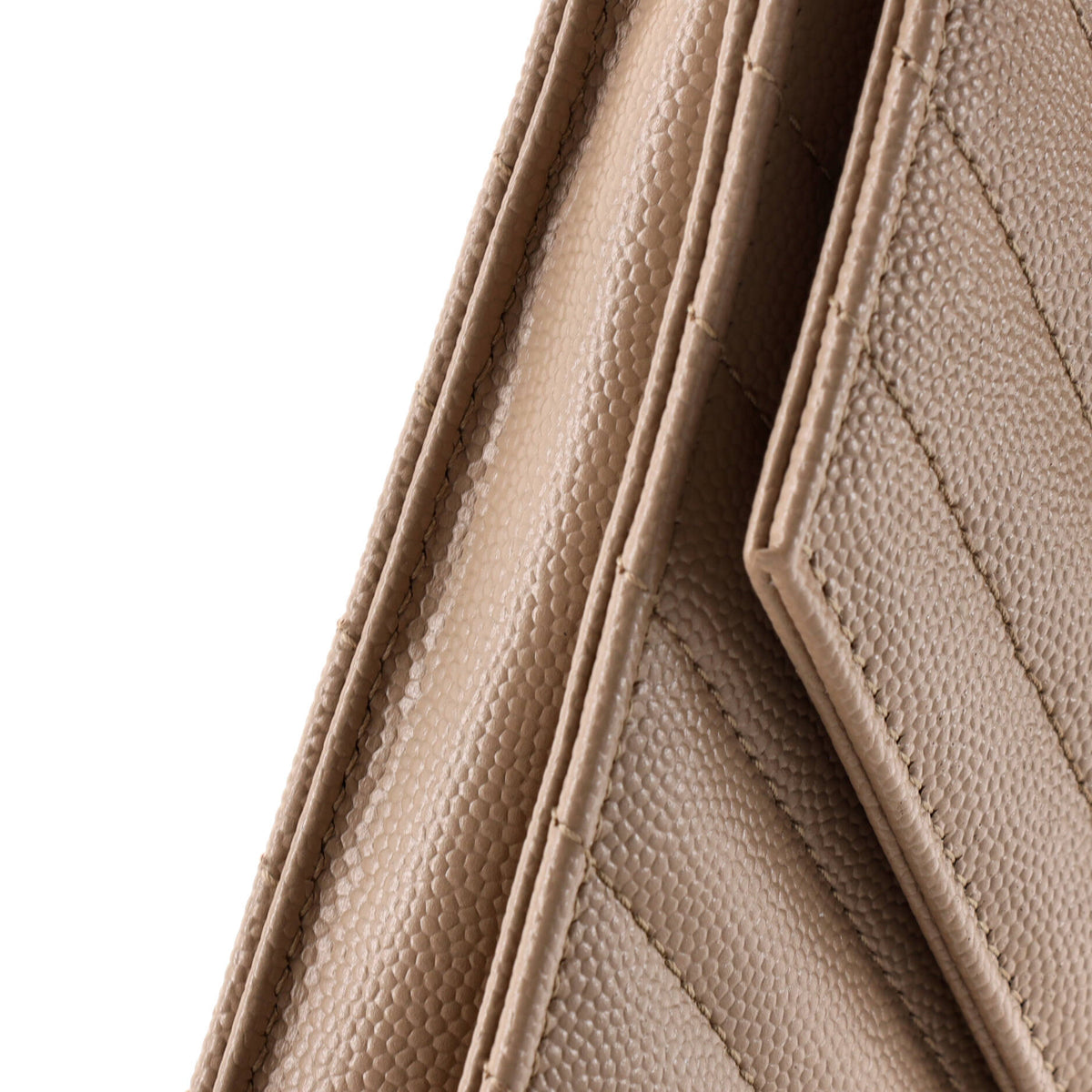Classic Monogram Envelope Wristlet Clutch Matelasse Chevron Leather