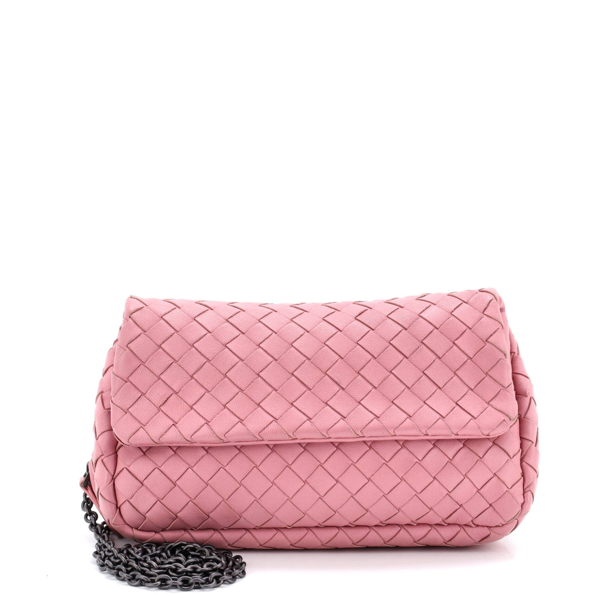 Expandable Chain Crossbody Bag Intrecciato Nappa Small
