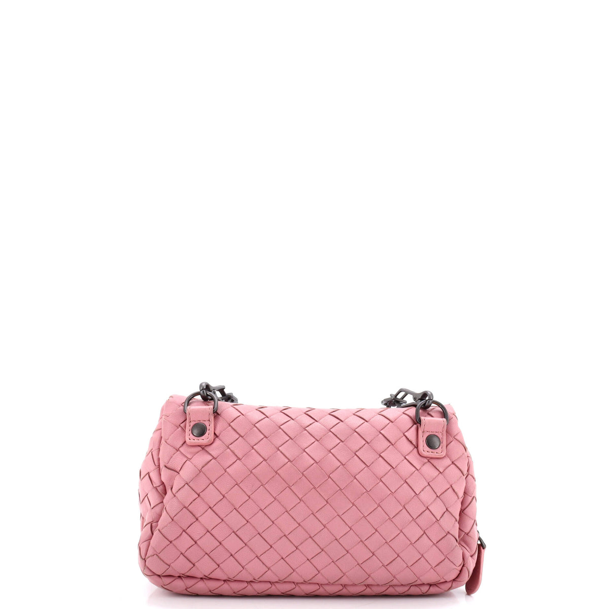 Expandable Chain Crossbody Bag Intrecciato Nappa Small