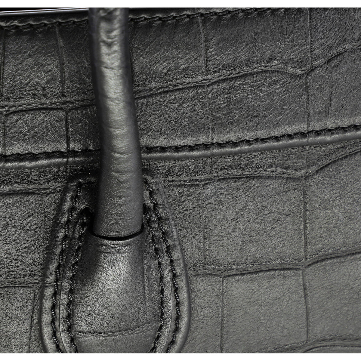 Phantom Bag Crocodile Embossed Leather Medium