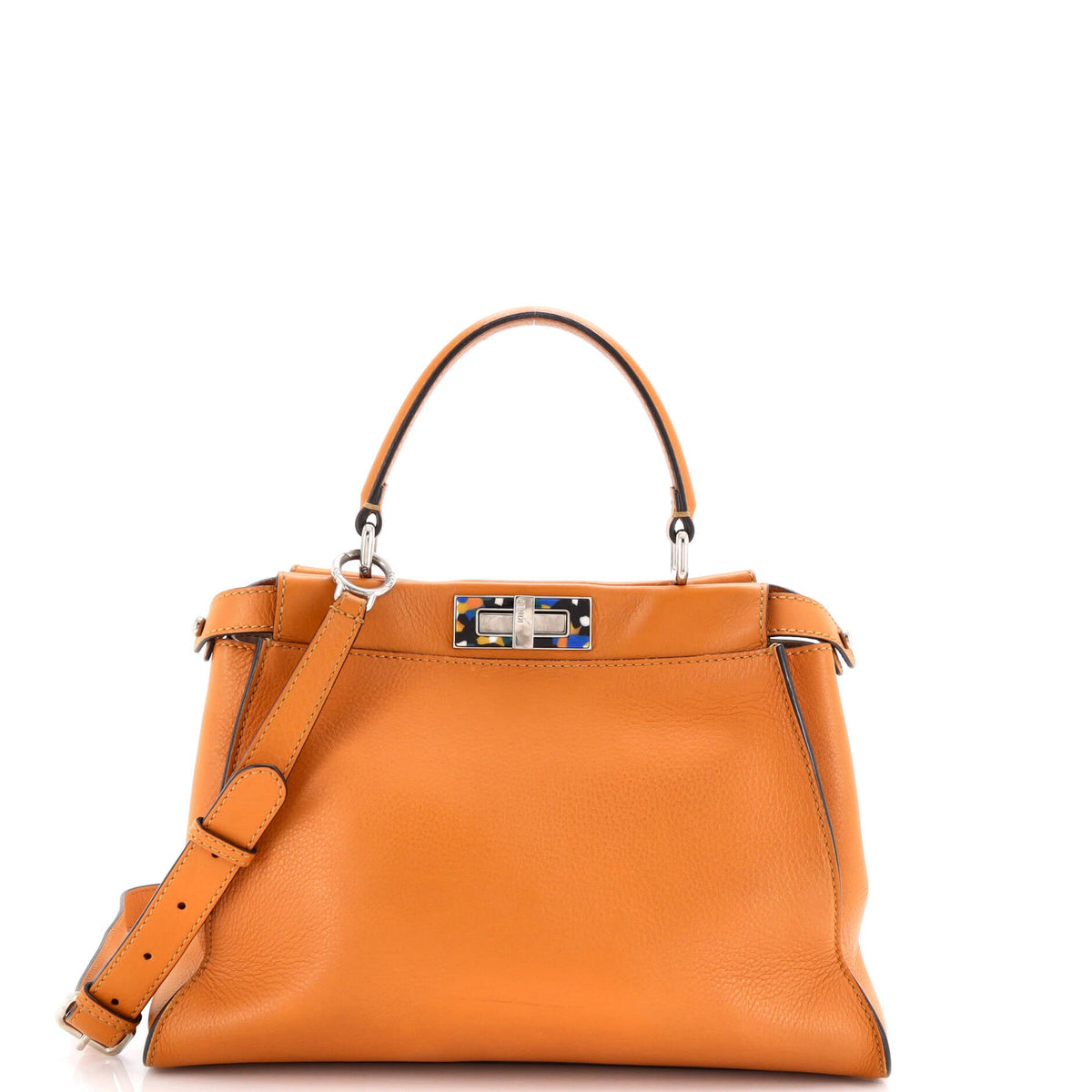 Peekaboo Bag Leather with Plexiglass Detail Regular